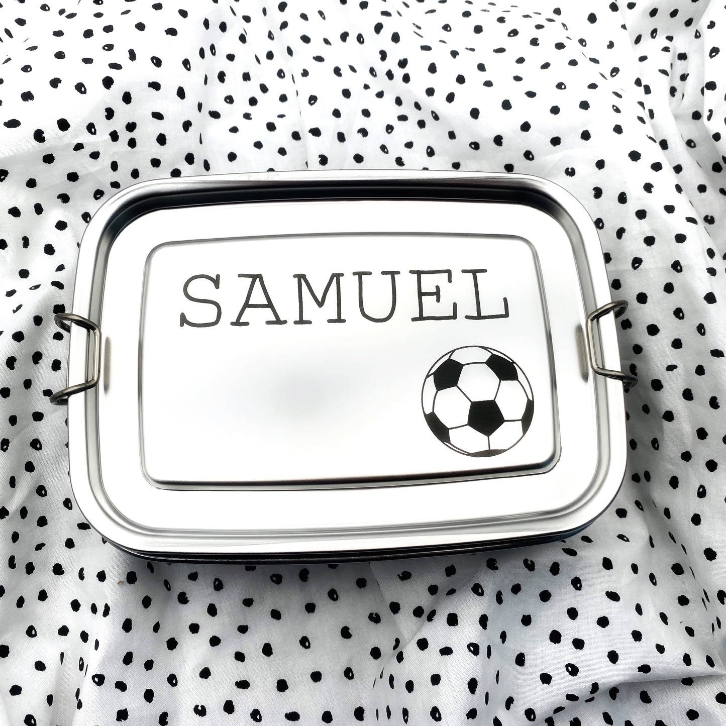 Brotdose personalisierte Lunchbox Fußball