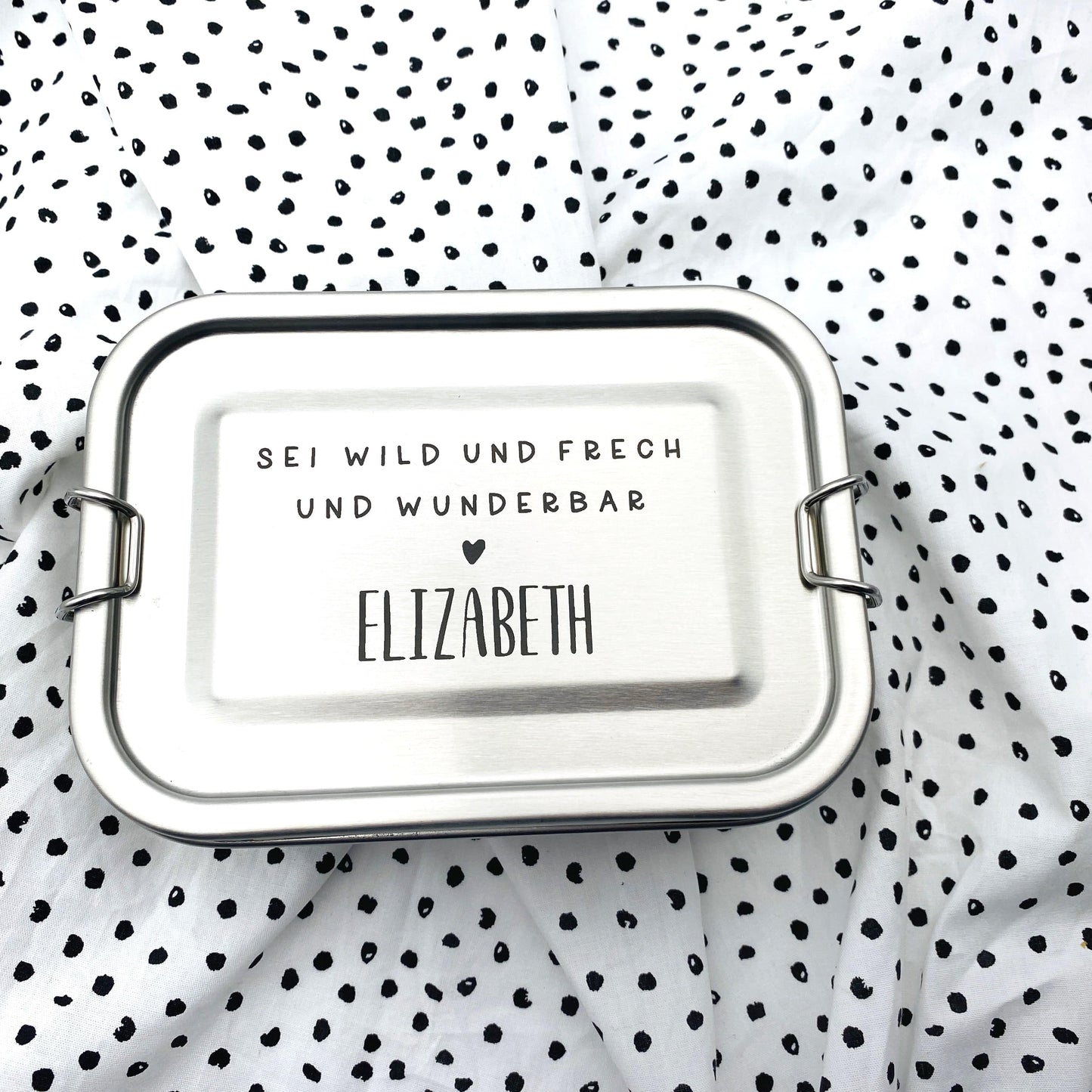 Brotdose personalisierte Lunchbox Frech Wild Wunderbar