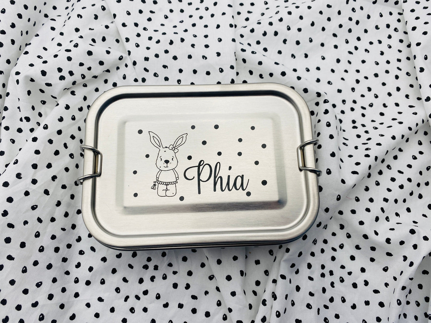 Brotdose personalisierte Lunchbox Hase