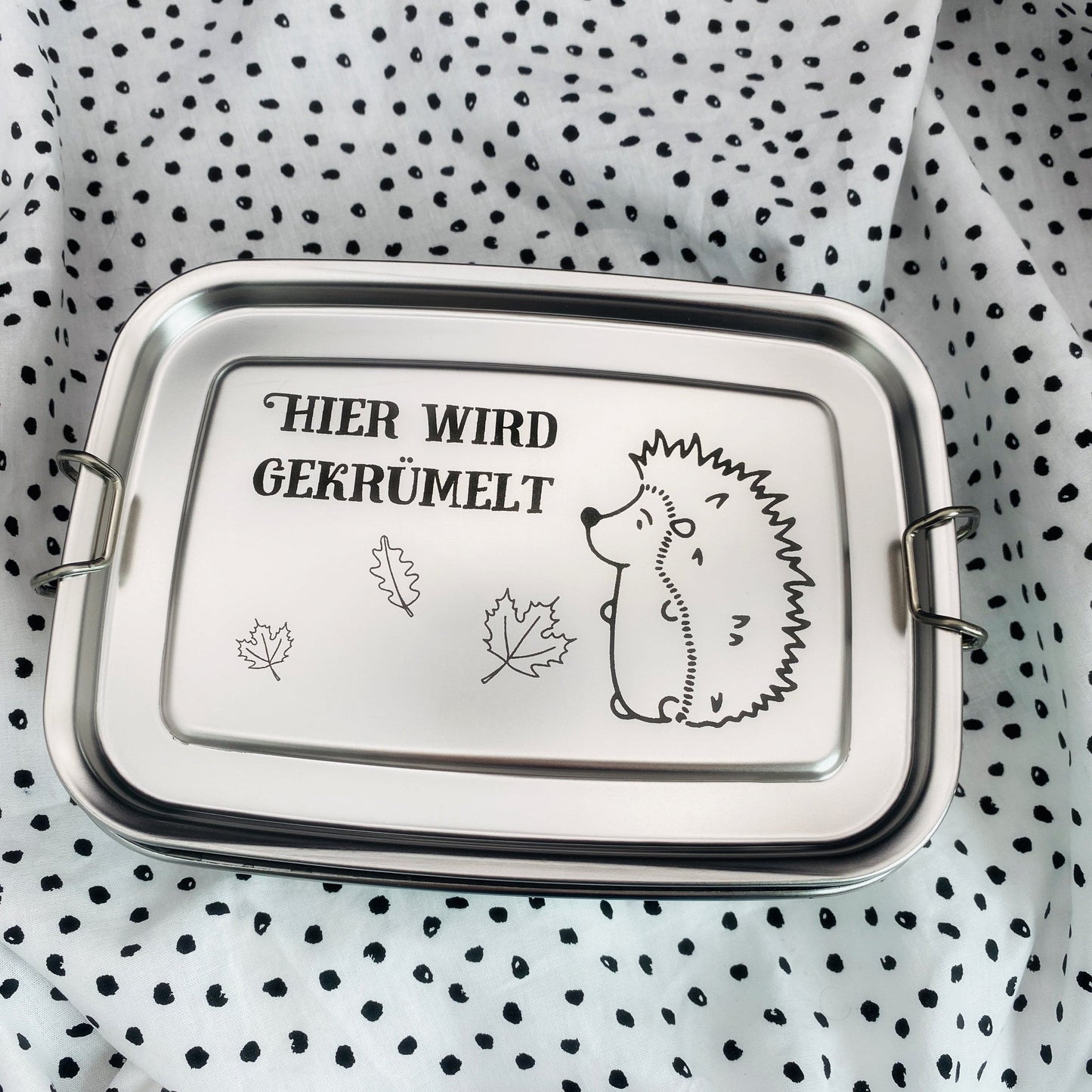 Brotdose personalisierte Lunchbox Igel