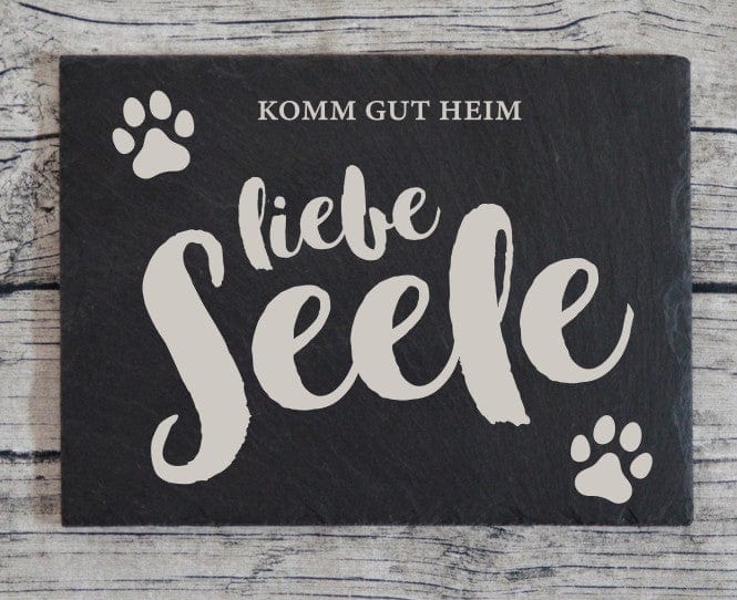 Tier Hund Grabschild Gedenktafel Haustier