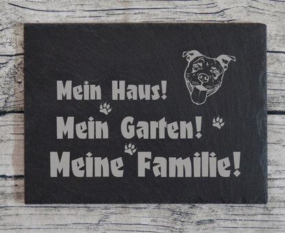 Hund Warnschild Türschild Tor Motive wählbar