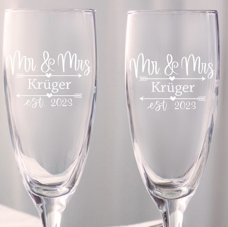 Sektglas personalisiert Hochzeit Geburtstag Geschenk