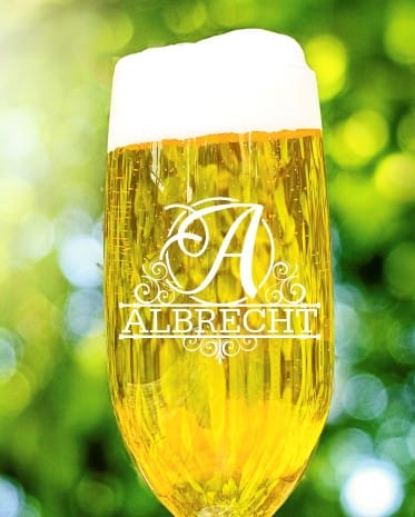 Bierglas Freund mit personalisierter Gravur Pilstulpe