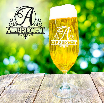 Bierglas Freund mit personalisierter Gravur Pilstulpe