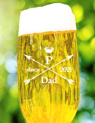 Bierglas Papa mit personalisierter Gravur Pilstulpe