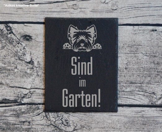 Hund Warnschild Türschild Tor Motive wählbar